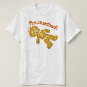 Rolig slagen pepparkakajul t-shirt