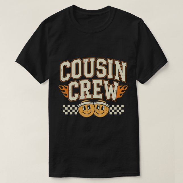 Rolig släktträff för kusincrewen t shirt (Design framsida)