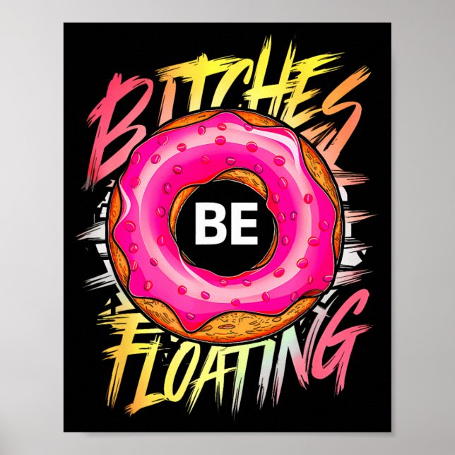 Rolig slangrör är Flytande sommarflottör Poster (Framsidan)