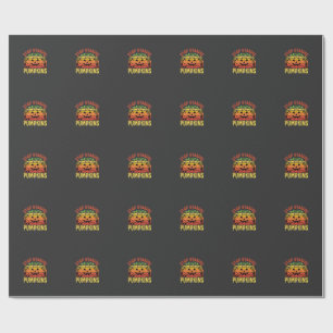 Rolig Sluta Stirra På Mina Pumpor Halloween Design Presentpapper