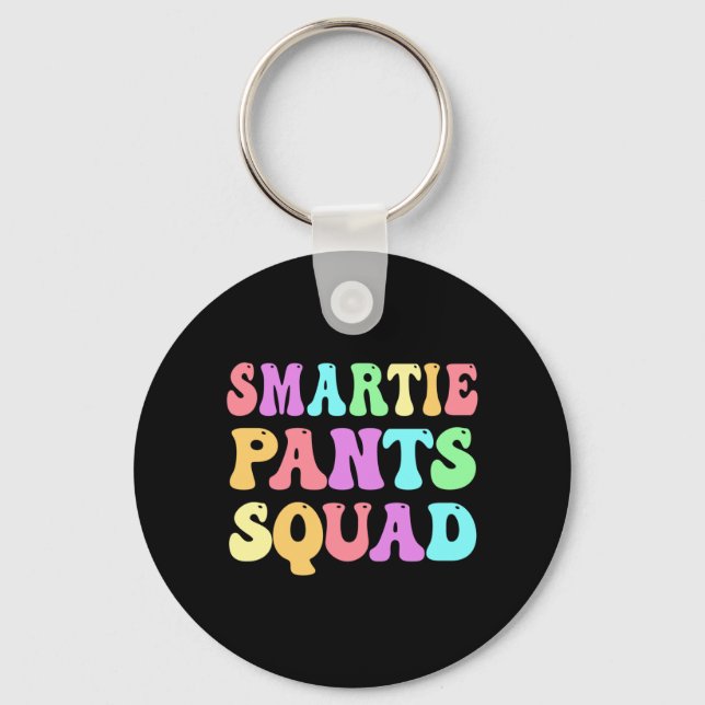 Rolig Smartie Pants Squad S Teknologi Examen Nyckelring (Framsida)