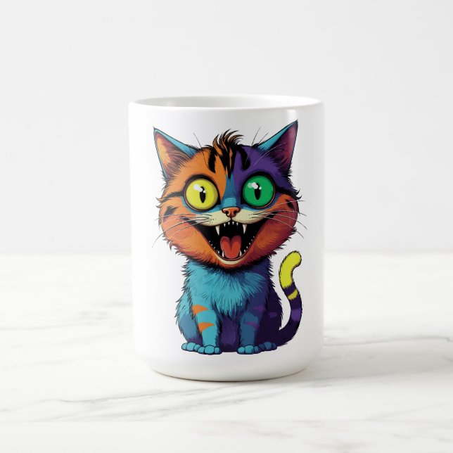 Rolig - Smile Cat -  Kaffemugg (Center)