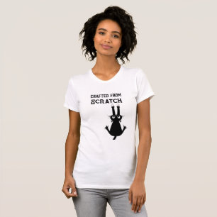 Rolig Smokingkatt Bakning Grafisk Anpassad Crop To T Shirt