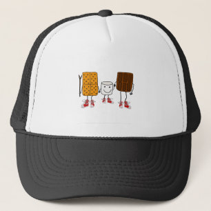 Rolig Smores teckentecknad Keps