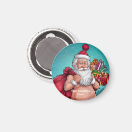 Rolig Smutsig Tomte Julsamling Magnet