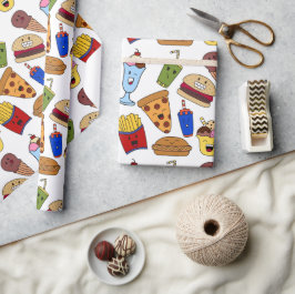 Rolig snabbmatsinslagspapper presentpapper