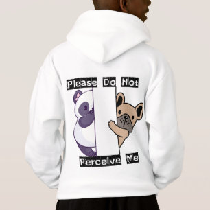 Rolig Snälla Misstänka Mig Inte Panda Frenchie T Shirt