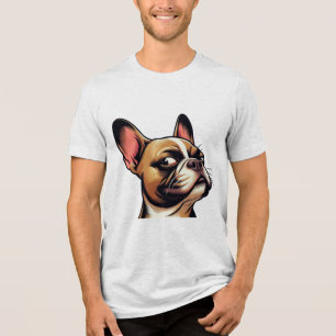 Rolig Snedblick Franskis - Dömande Fransk Bulldoze T Shirt