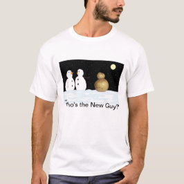 rolig snögubbeutslagsplatsskjorta tee shirt