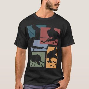 Rolig Snooker Biljardspelare Åttaboll Design Po T Shirt