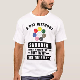 Rolig Snooker-design T Shirt
