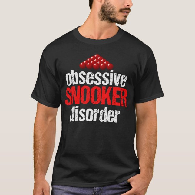 Rolig Snookerlek Tee (Framsida)