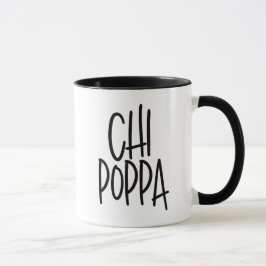 Rolig, Snygg Chihuahua Hundpappa Chi Poppa Mugg