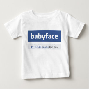 rolig social nätverkandeparodi för babyface tröja