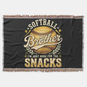 Rolig Softboll Bror Snacks Sport Filt