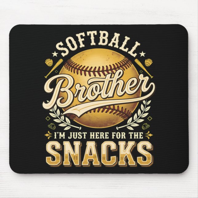 Rolig Softboll Bror Snacks Sport Musmatta (Framsidan)