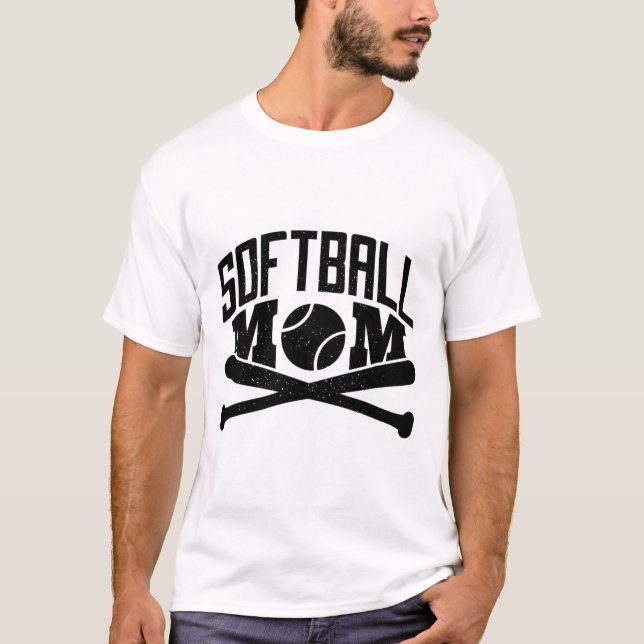 Rolig Softll Mamma - Rolig Softll  T Shirt (Framsida)