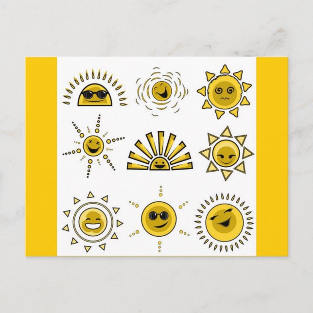 rolig_sol2 vykort (Framsida)