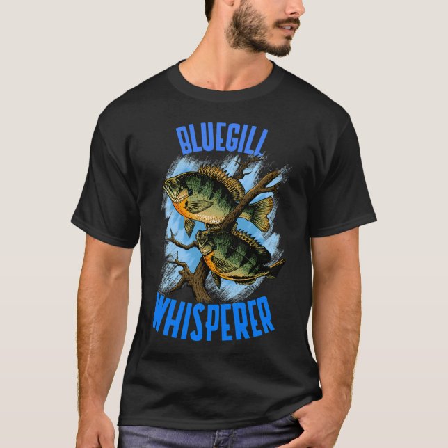 Rolig Solabborre Fiske Solabborre Viskar design T Shirt (Framsida)