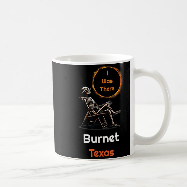 Rolig solförmörkelse Burnet Texas Där Kaffemugg (Höger)
