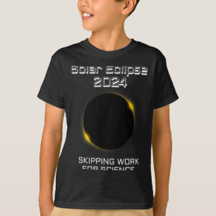 Rolig solförmörkelse Skippar Jobb Vetenskap T Shirt