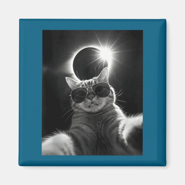 Rolig solförmörkelse Total solförmörkelse Magnet (Framsidan)