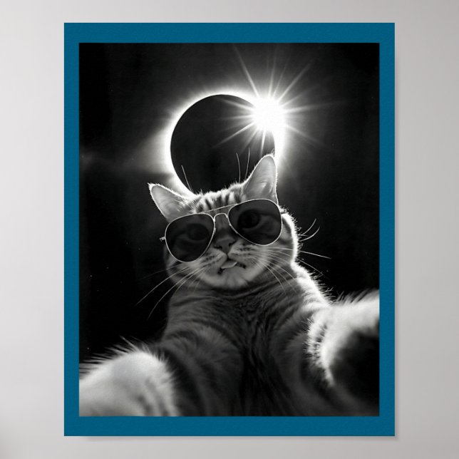 Rolig solförmörkelse Total solförmörkelse Poster (Framsidan)