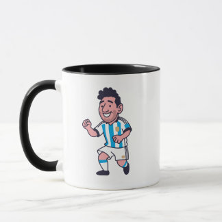 Rolig sommar 2026 fotbollsspelare mugg