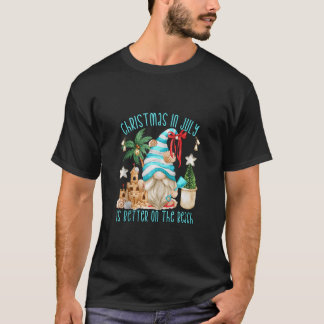 Rolig sommar citat för kvinnor och jul t shirt