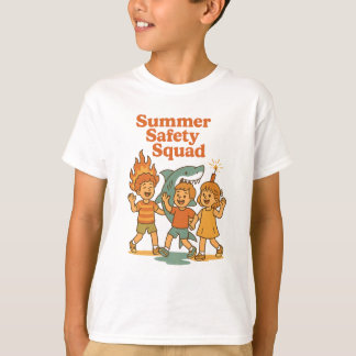 Rolig sommar säkerhetsgrupp t shirt