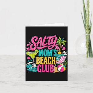 Rolig sommar salt mamma beach club semester mamma kort