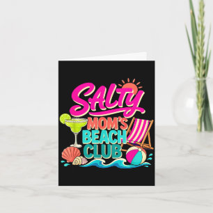 Rolig sommar salt mamma beach club semester mamma kort
