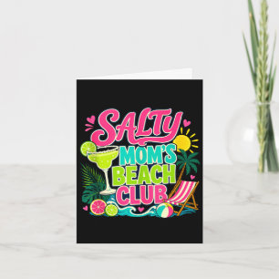 Rolig sommar salt mamma beach club semester morsa kort
