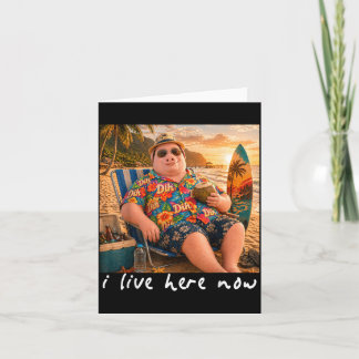 Rolig sommar strand surfing Jag bor här nu Kort