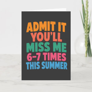 Rolig Sommarledighet Medge Det Du Kommer Att Sakna Kort