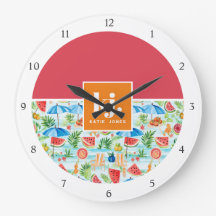 Rolig sommarstil med monogram