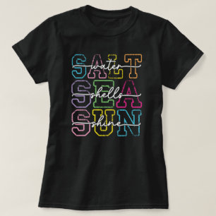 Rolig sommarstrandstämning citat t shirt