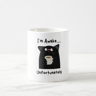 Rolig Sömnig Katt  Kaffemugg