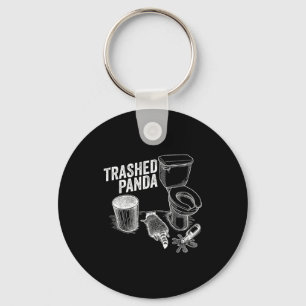 Rolig Sönderdrunknad Panda Råttbjörn Meme Alkohol Nyckelring
