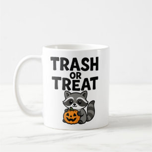 Rolig sopträff eller Råtta Halloween-design för tv Kaffemugg