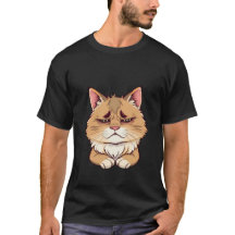 Rolig Sorgsen Ginger Katt Trötta Ögon ✨🐾🥺