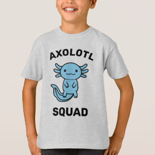 Rolig söt Axolotl-trupp anpassningsbar redigerbar T Shirt