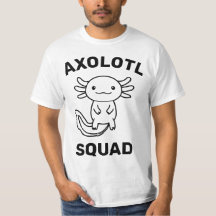 Rolig söt Axolotl-trupp anpassningsbar text