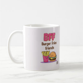 Rolig söt BFF-mugg Kaffemugg