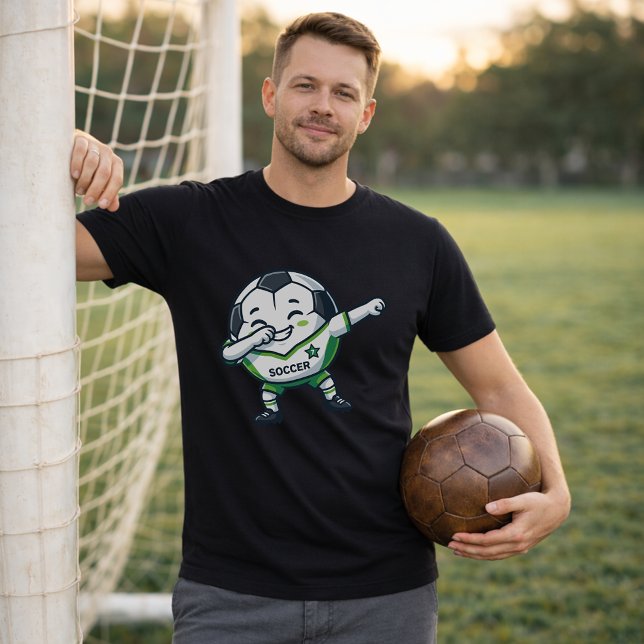 Rolig & söt dabbig fotboll t shirt (Skapare uppladdad)
