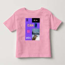 Rolig söt födelsedagsbildtext t shirt