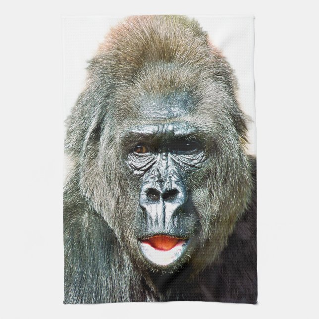 ROlig SÖT GORILLA Kökshandduk (Vertikal)