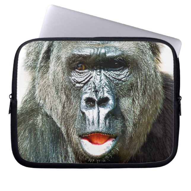 ROlig SÖT GORILLA Laptop Fodral (Framsidan)