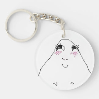 Rolig söt hamster Nyckelring