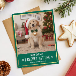 Rolig söt hund foto jul helg postkort vykort